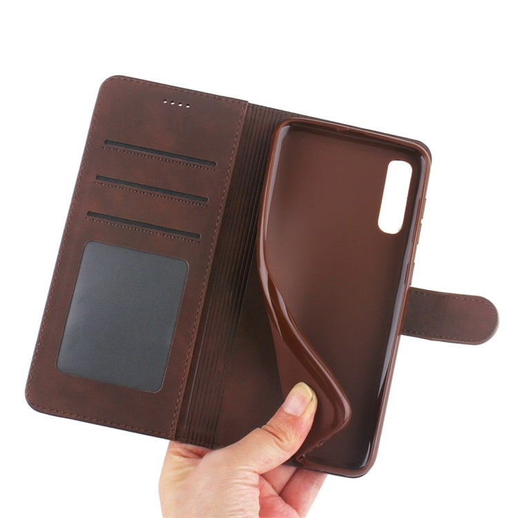 For Galaxy A30s / A50s Diaobaolee Pure Fresh Texture Horizontal Flip Leather Case, with Holder & Card Slot & Wallet & Photo Frame