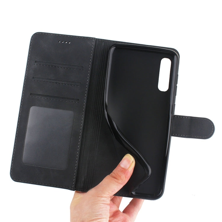 For Galaxy A30s / A50s Diaobaolee Pure Fresh Texture Horizontal Flip Leather Case, with Holder & Card Slot & Wallet & Photo Frame