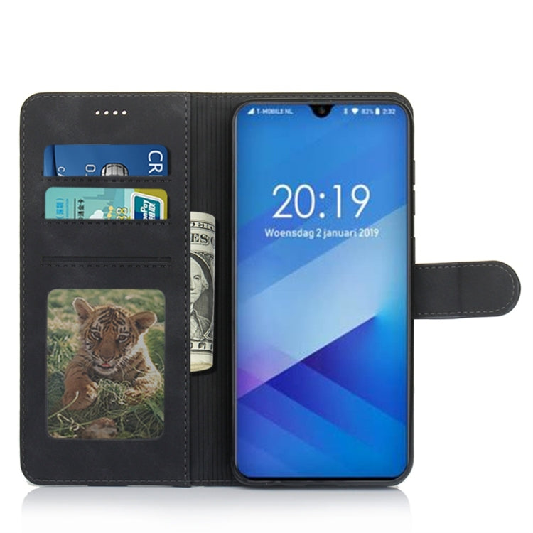 For Galaxy A30s / A50s Diaobaolee Pure Fresh Texture Horizontal Flip Leather Case, with Holder & Card Slot & Wallet & Photo Frame