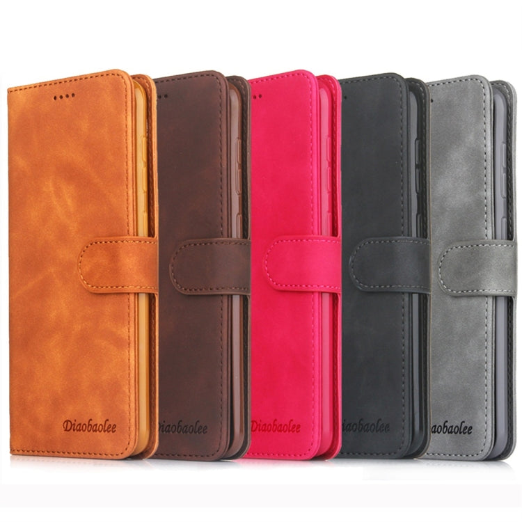 For Galaxy A30s / A50s Diaobaolee Pure Fresh Texture Horizontal Flip Leather Case, with Holder & Card Slot & Wallet & Photo Frame