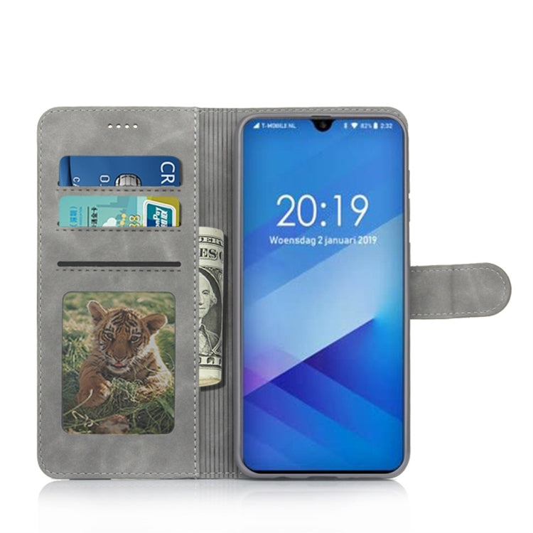 For Galaxy A30s / A50s Diaobaolee Pure Fresh Texture Horizontal Flip Leather Case, with Holder & Card Slot & Wallet & Photo Frame