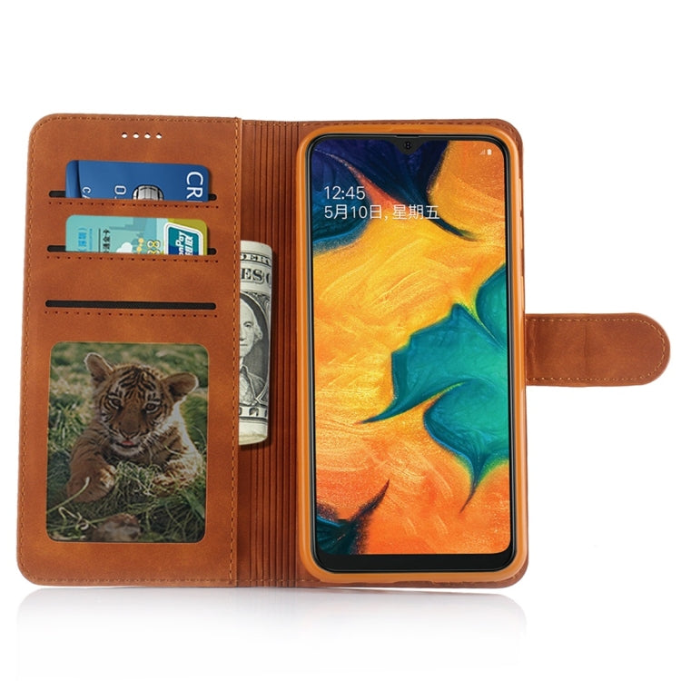 For Galaxy A40 Diaobaolee Pure Fresh Texture Horizontal Flip Leather Case, with Holder & Card Slot & Wallet & Photo Frame