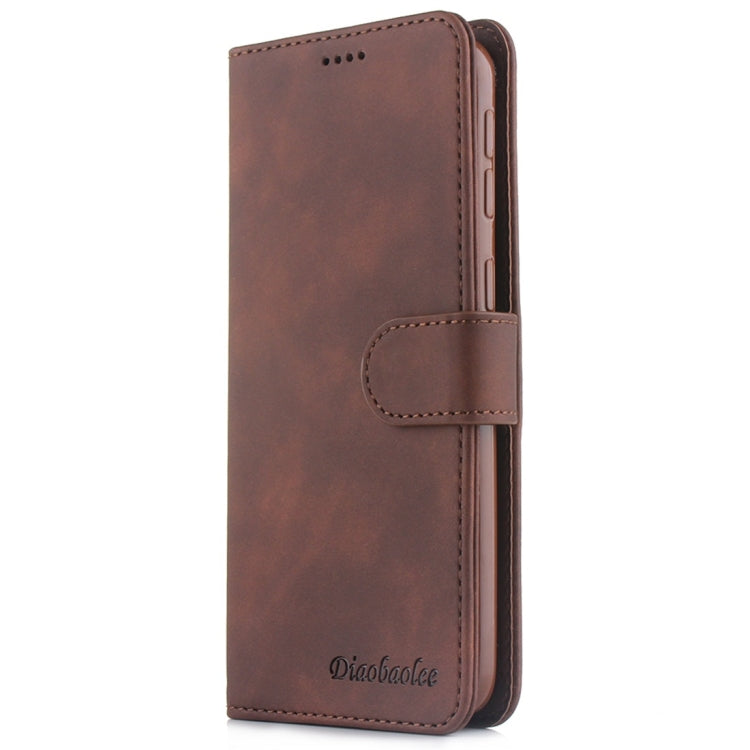 For Galaxy A40 Diaobaolee Pure Fresh Texture Horizontal Flip Leather Case, with Holder & Card Slot & Wallet & Photo Frame