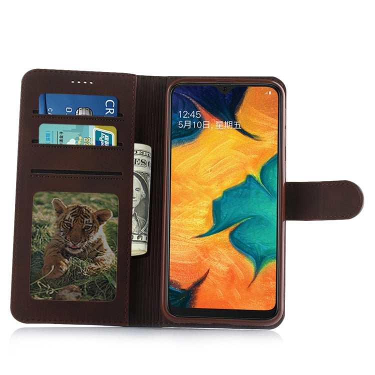 For Galaxy A40 Diaobaolee Pure Fresh Texture Horizontal Flip Leather Case, with Holder & Card Slot & Wallet & Photo Frame