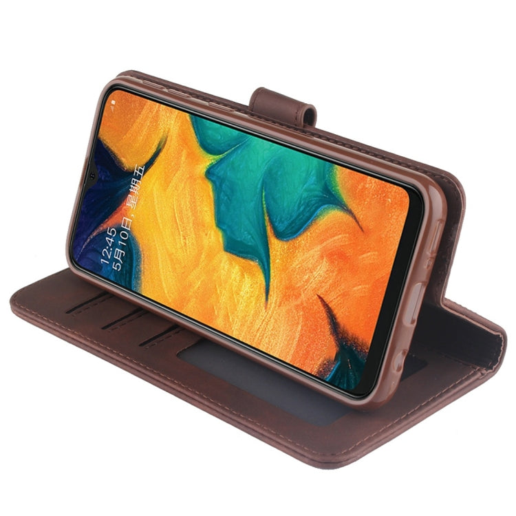 For Galaxy A40 Diaobaolee Pure Fresh Texture Horizontal Flip Leather Case, with Holder & Card Slot & Wallet & Photo Frame