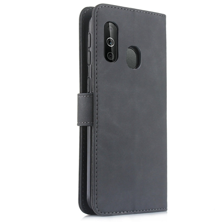 For Galaxy A40 Diaobaolee Pure Fresh Texture Horizontal Flip Leather Case, with Holder & Card Slot & Wallet & Photo Frame