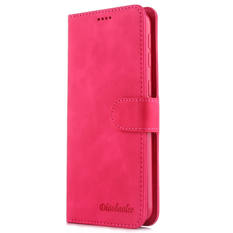For Galaxy A40 Diaobaolee Pure Fresh Texture Horizontal Flip Leather Case, with Holder & Card Slot & Wallet & Photo Frame