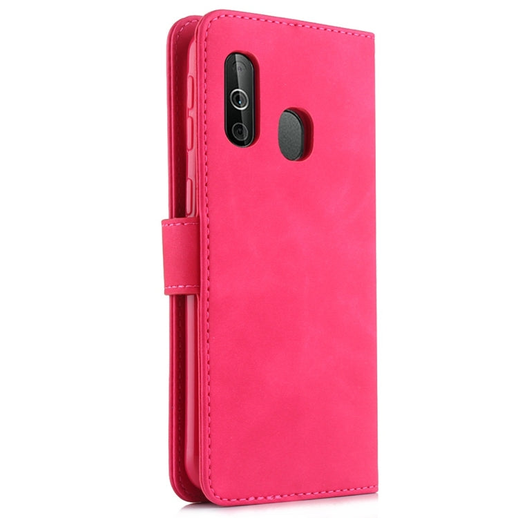 For Galaxy A40 Diaobaolee Pure Fresh Texture Horizontal Flip Leather Case, with Holder & Card Slot & Wallet & Photo Frame