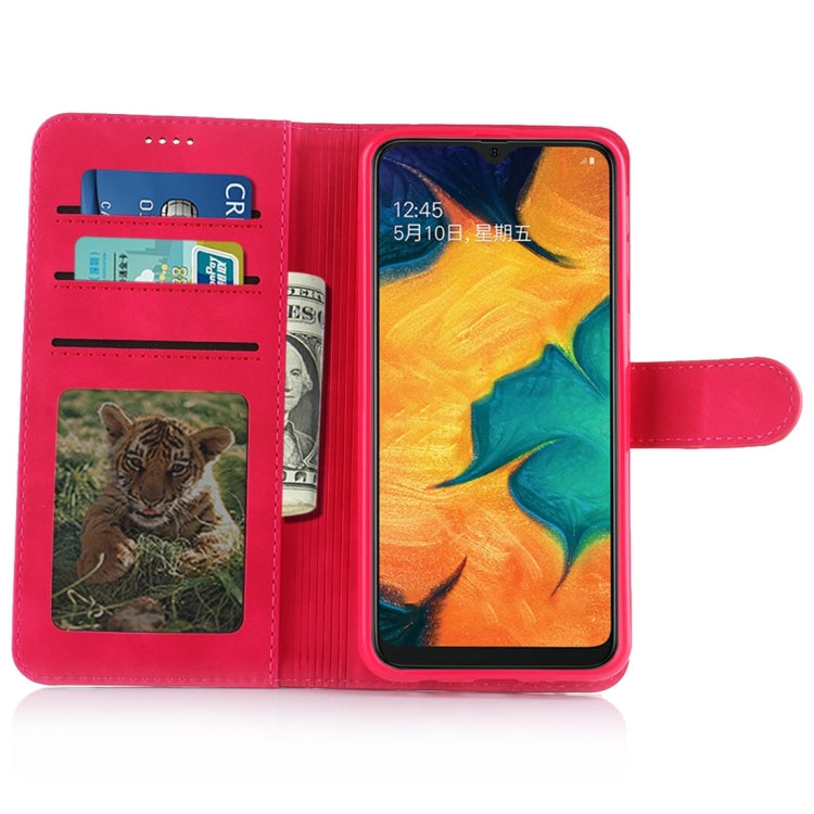 For Galaxy A40 Diaobaolee Pure Fresh Texture Horizontal Flip Leather Case, with Holder & Card Slot & Wallet & Photo Frame