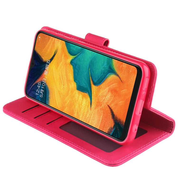 For Galaxy A40 Diaobaolee Pure Fresh Texture Horizontal Flip Leather Case, with Holder & Card Slot & Wallet & Photo Frame