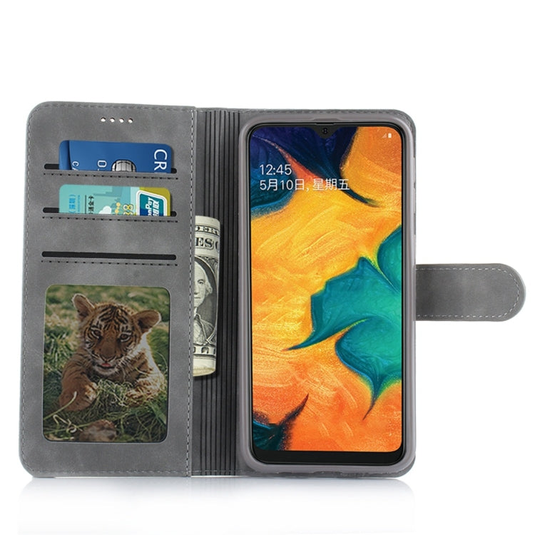 For Galaxy A40 Diaobaolee Pure Fresh Texture Horizontal Flip Leather Case, with Holder & Card Slot & Wallet & Photo Frame