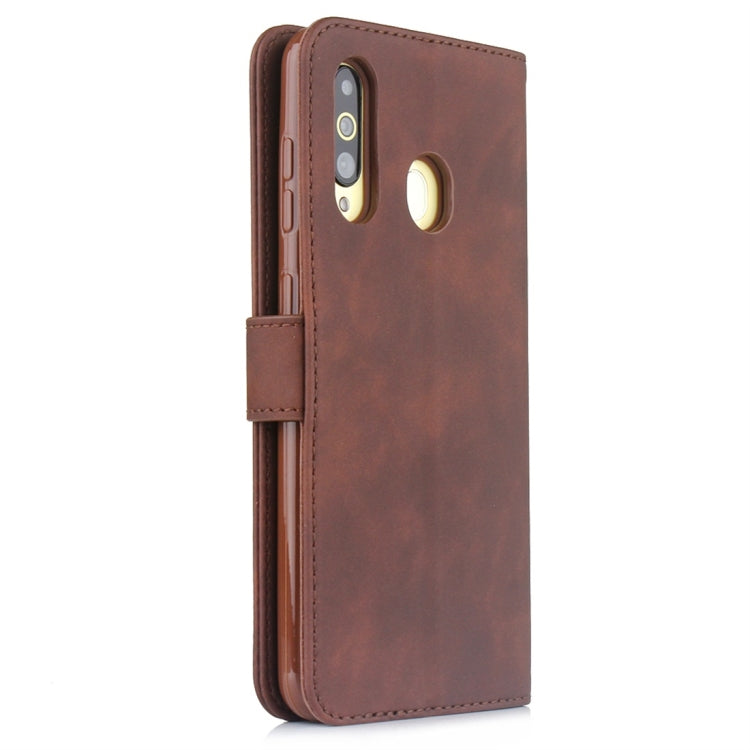 For Galaxy A40s / M30 Diaobaolee Pure Fresh Texture Horizontal Flip Leather Case, with Holder & Card Slot & Wallet & Photo Frame