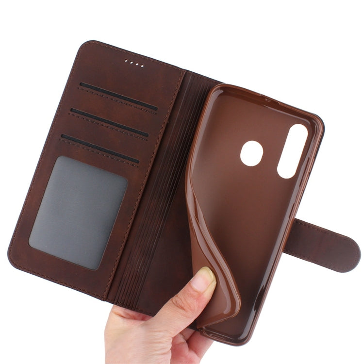 For Galaxy A40s / M30 Diaobaolee Pure Fresh Texture Horizontal Flip Leather Case, with Holder & Card Slot & Wallet & Photo Frame