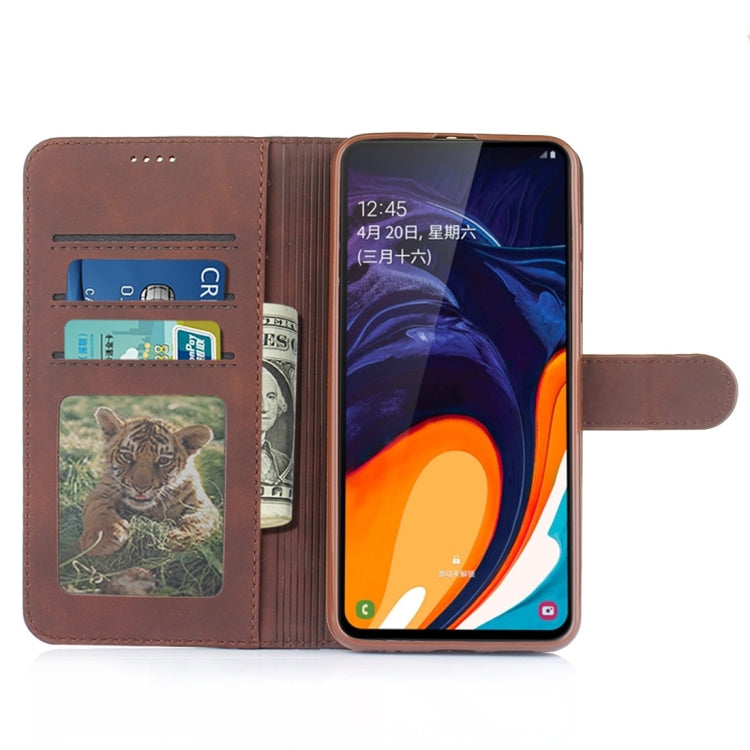 For Galaxy A40s / M30 Diaobaolee Pure Fresh Texture Horizontal Flip Leather Case, with Holder & Card Slot & Wallet & Photo Frame