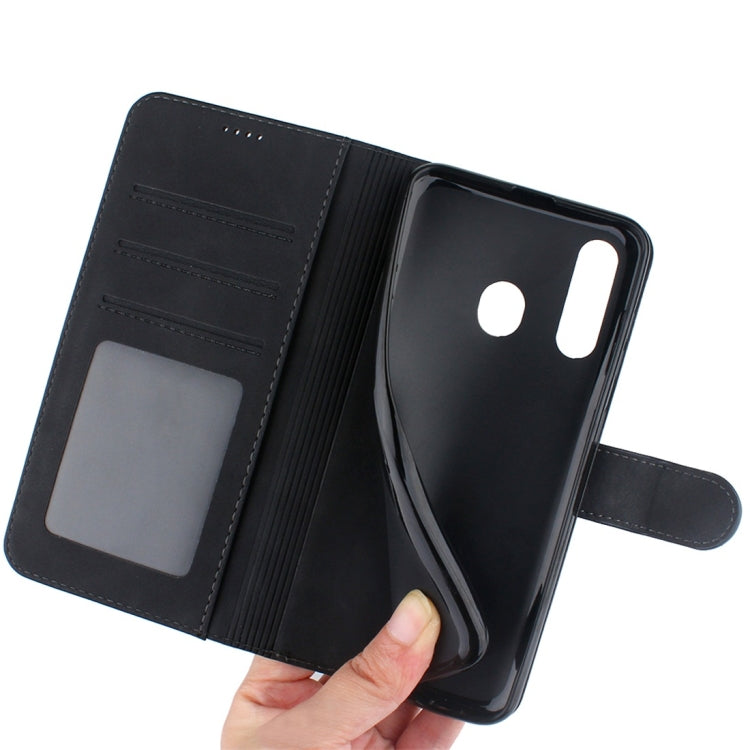 For Galaxy A40s / M30 Diaobaolee Pure Fresh Texture Horizontal Flip Leather Case, with Holder & Card Slot & Wallet & Photo Frame
