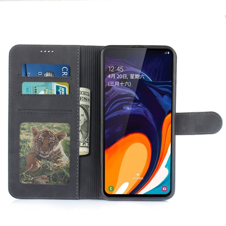 For Galaxy A40s / M30 Diaobaolee Pure Fresh Texture Horizontal Flip Leather Case, with Holder & Card Slot & Wallet & Photo Frame