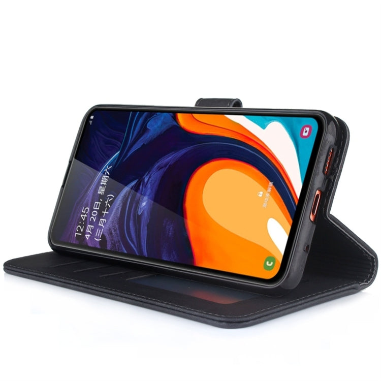 For Galaxy A40s / M30 Diaobaolee Pure Fresh Texture Horizontal Flip Leather Case, with Holder & Card Slot & Wallet & Photo Frame