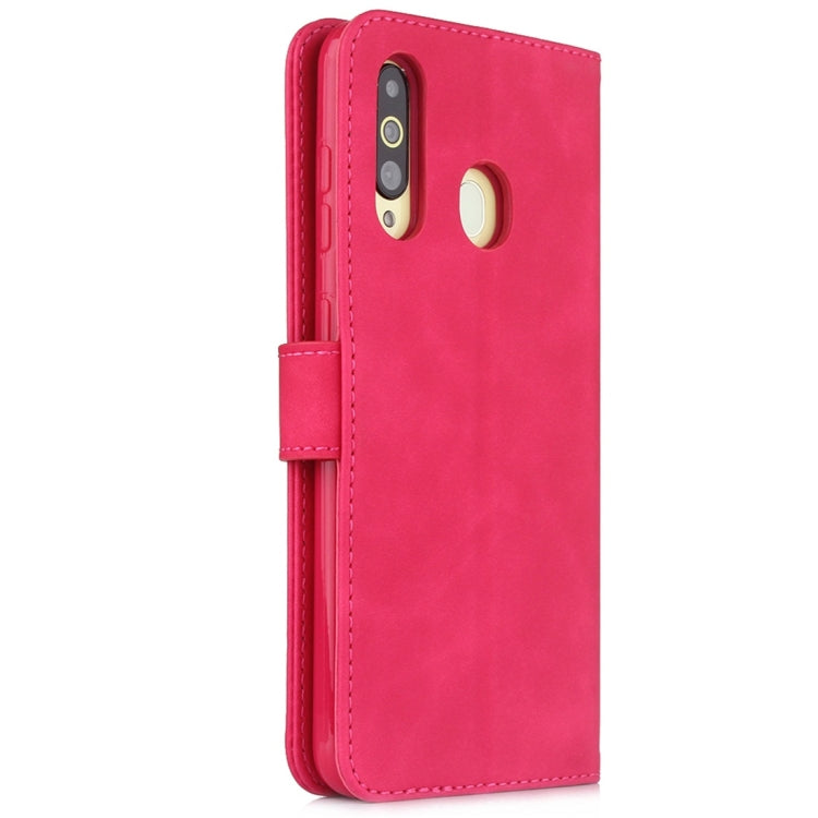 For Galaxy A40s / M30 Diaobaolee Pure Fresh Texture Horizontal Flip Leather Case, with Holder & Card Slot & Wallet & Photo Frame