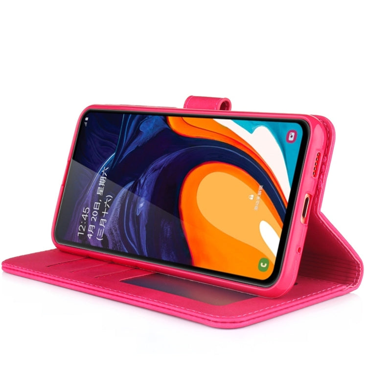 For Galaxy A40s / M30 Diaobaolee Pure Fresh Texture Horizontal Flip Leather Case, with Holder & Card Slot & Wallet & Photo Frame