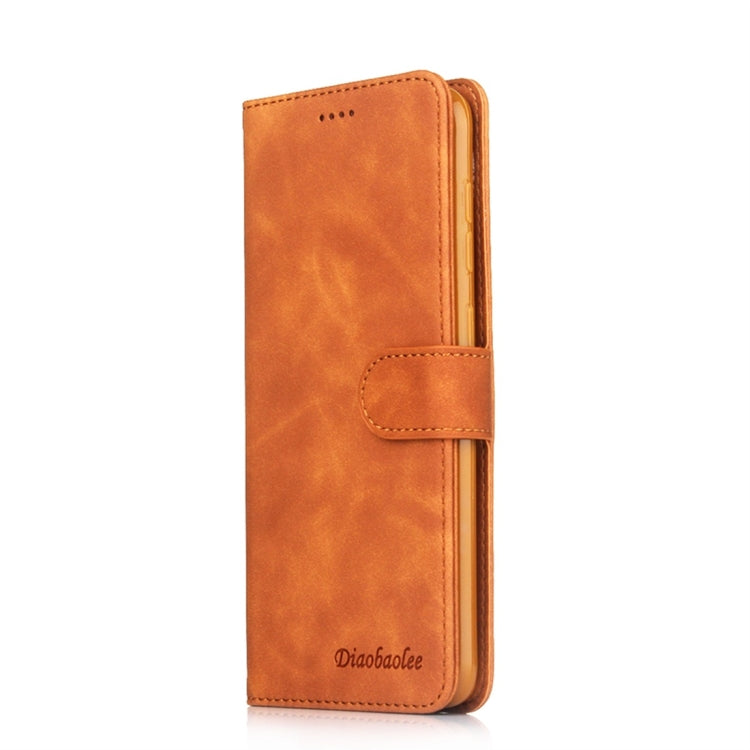 For Galaxy A50 Diaobaolee Pure Fresh Texture Horizontal Flip Leather Case, with Holder & Card Slot & Wallet & Photo Frame