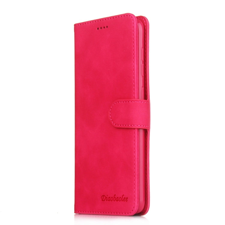 For Galaxy A50 Diaobaolee Pure Fresh Texture Horizontal Flip Leather Case, with Holder & Card Slot & Wallet & Photo Frame