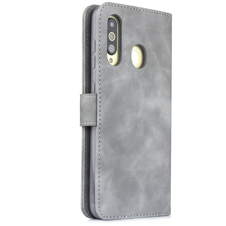 For Galaxy A60 Diaobaolee Pure Fresh Texture Horizontal Flip Leather Case, with Holder & Card Slot & Wallet & Photo Frame