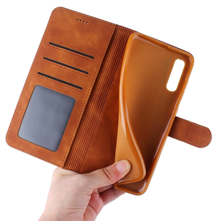 For Galaxy A70 Diaobaolee Pure Fresh Texture Horizontal Flip Leather Case, with Holder & Card Slot & Wallet & Photo Frame