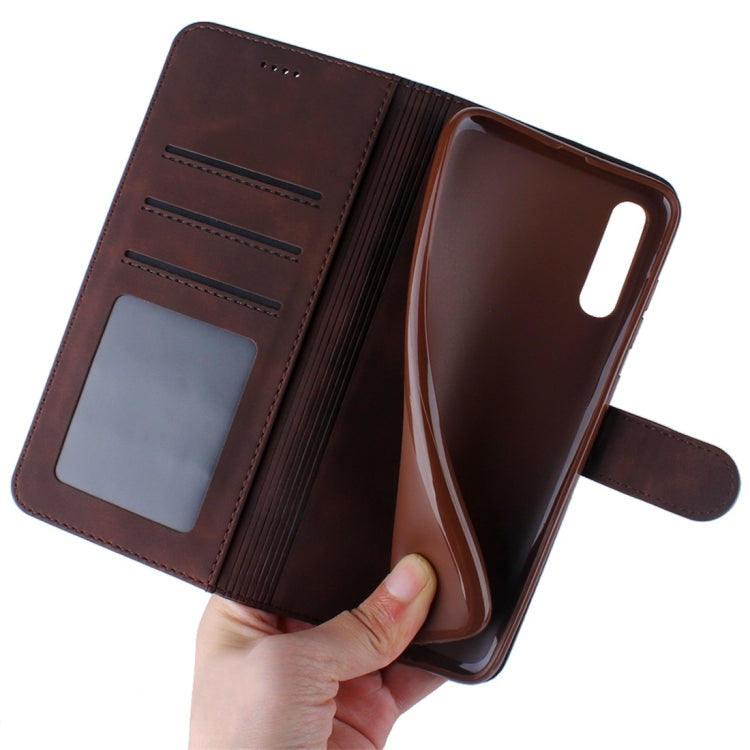 For Galaxy A70 Diaobaolee Pure Fresh Texture Horizontal Flip Leather Case, with Holder & Card Slot & Wallet & Photo Frame