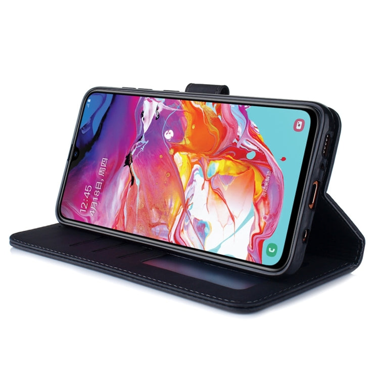 For Galaxy A70 Diaobaolee Pure Fresh Texture Horizontal Flip Leather Case, with Holder & Card Slot & Wallet & Photo Frame