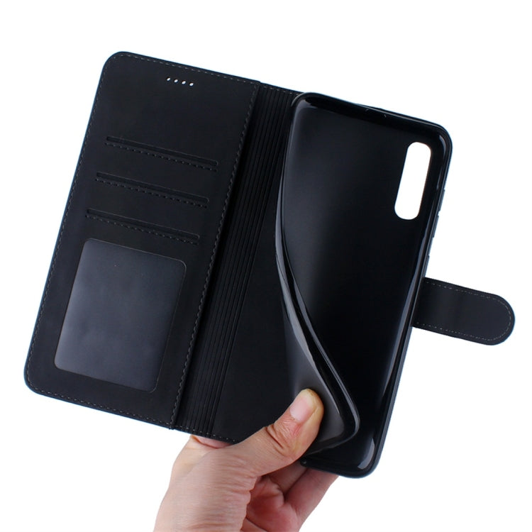 For Galaxy A70 Diaobaolee Pure Fresh Texture Horizontal Flip Leather Case, with Holder & Card Slot & Wallet & Photo Frame