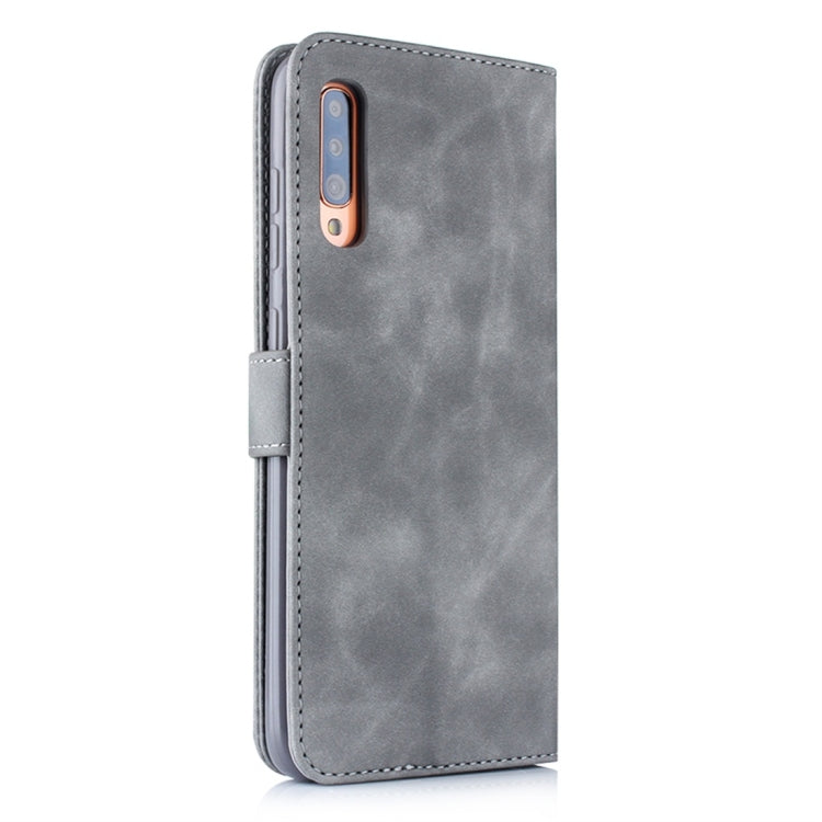 For Galaxy A70 Diaobaolee Pure Fresh Texture Horizontal Flip Leather Case, with Holder & Card Slot & Wallet & Photo Frame