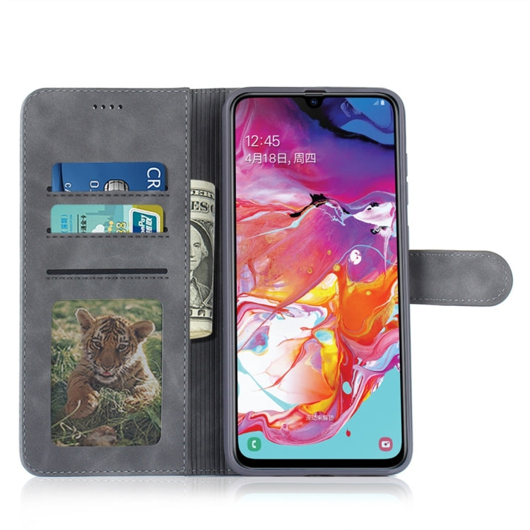 For Galaxy A70 Diaobaolee Pure Fresh Texture Horizontal Flip Leather Case, with Holder & Card Slot & Wallet & Photo Frame
