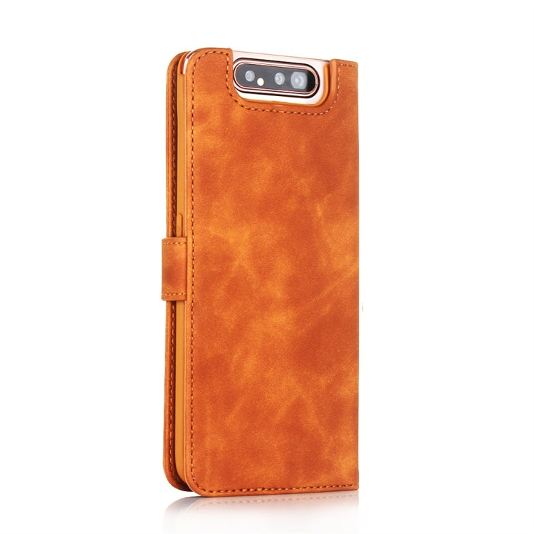 For Galaxy A80 / A90 Diaobaolee Pure Fresh Texture Horizontal Flip Leather Case, with Holder & Card Slot & Wallet & Photo Frame