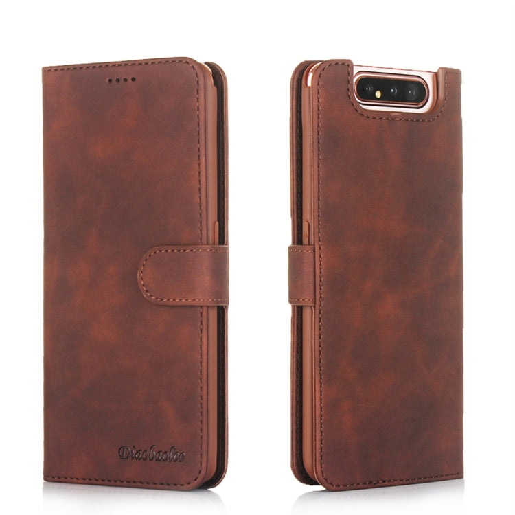 For Galaxy A80 / A90 Diaobaolee Pure Fresh Texture Horizontal Flip Leather Case, with Holder & Card Slot & Wallet & Photo Frame