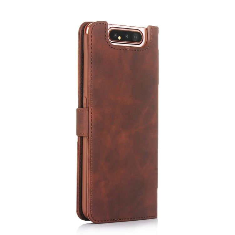For Galaxy A80 / A90 Diaobaolee Pure Fresh Texture Horizontal Flip Leather Case, with Holder & Card Slot & Wallet & Photo Frame