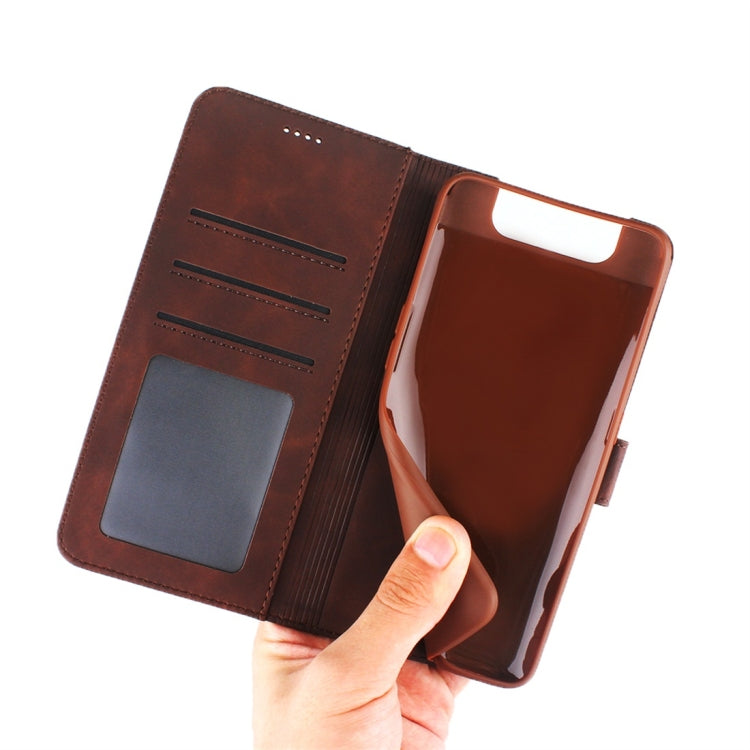 For Galaxy A80 / A90 Diaobaolee Pure Fresh Texture Horizontal Flip Leather Case, with Holder & Card Slot & Wallet & Photo Frame
