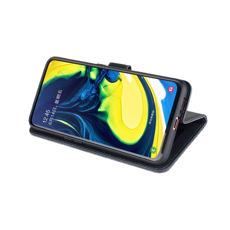 For Galaxy A80 / A90 Diaobaolee Pure Fresh Texture Horizontal Flip Leather Case, with Holder & Card Slot & Wallet & Photo Frame