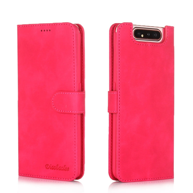 For Galaxy A80 / A90 Diaobaolee Pure Fresh Texture Horizontal Flip Leather Case, with Holder & Card Slot & Wallet & Photo Frame