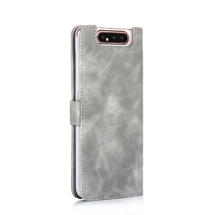 For Galaxy A80 / A90 Diaobaolee Pure Fresh Texture Horizontal Flip Leather Case, with Holder & Card Slot & Wallet & Photo Frame
