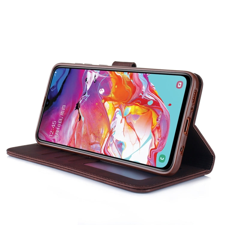 For Galaxy A90 5G Diaobaolee Pure Fresh Texture Horizontal Flip Leather Case, with Holder & Card Slot & Wallet & Photo Frame