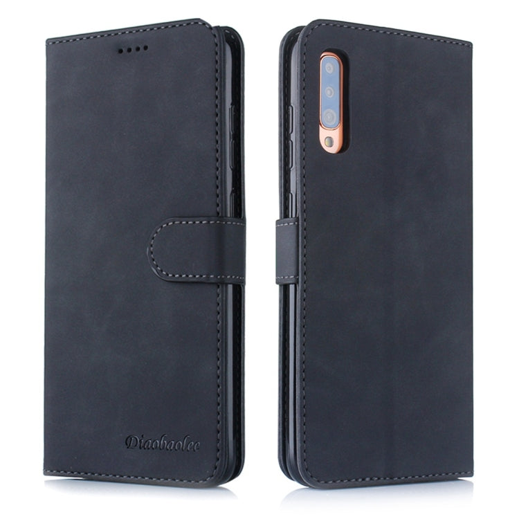 For Galaxy A90 5G Diaobaolee Pure Fresh Texture Horizontal Flip Leather Case, with Holder & Card Slot & Wallet & Photo Frame