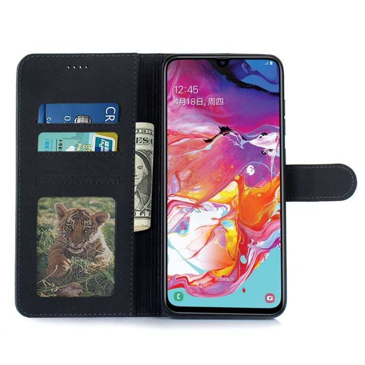 For Galaxy A90 5G Diaobaolee Pure Fresh Texture Horizontal Flip Leather Case, with Holder & Card Slot & Wallet & Photo Frame