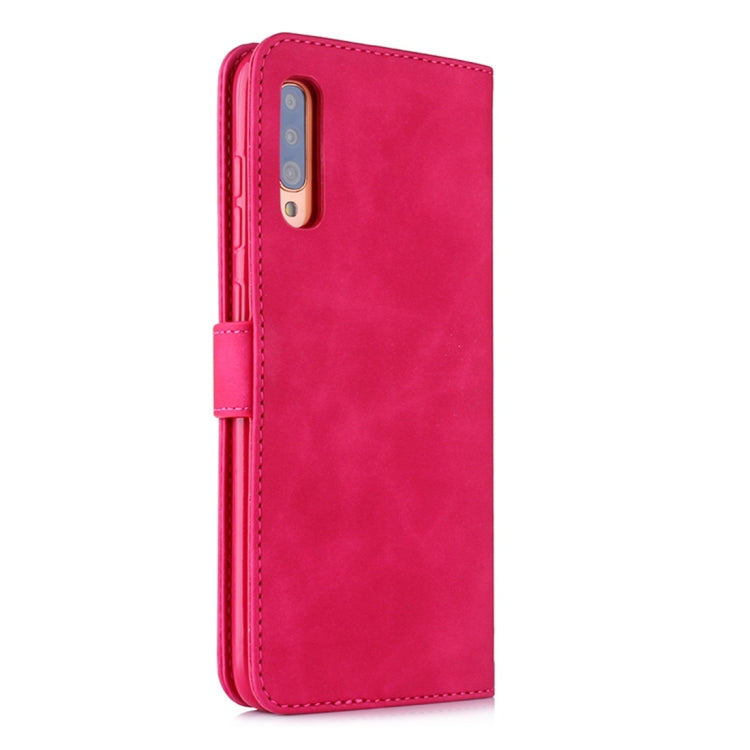For Galaxy A90 5G Diaobaolee Pure Fresh Texture Horizontal Flip Leather Case, with Holder & Card Slot & Wallet & Photo Frame