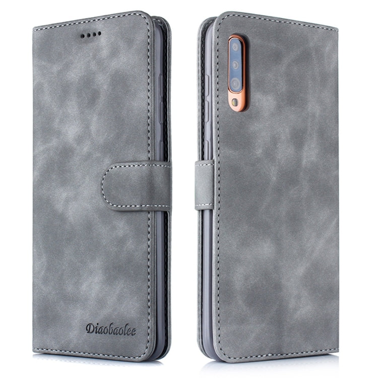 For Galaxy A90 5G Diaobaolee Pure Fresh Texture Horizontal Flip Leather Case, with Holder & Card Slot & Wallet & Photo Frame