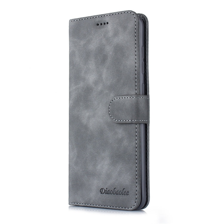 For Galaxy A90 5G Diaobaolee Pure Fresh Texture Horizontal Flip Leather Case, with Holder & Card Slot & Wallet & Photo Frame