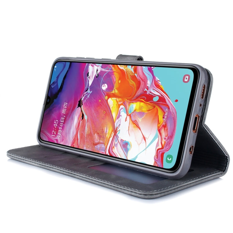 For Galaxy A90 5G Diaobaolee Pure Fresh Texture Horizontal Flip Leather Case, with Holder & Card Slot & Wallet & Photo Frame
