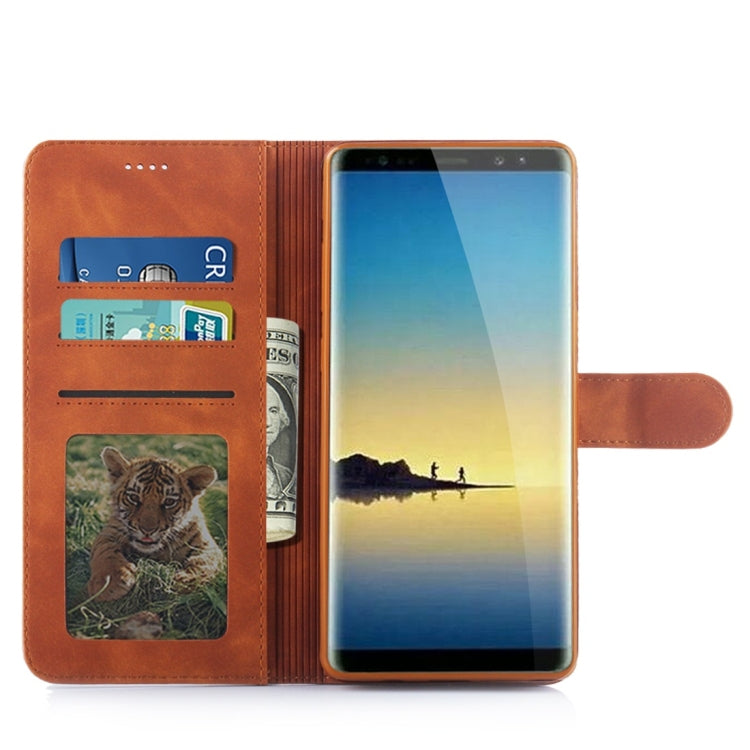 For Galaxy Note 8 Diaobaolee Pure Fresh Texture Horizontal Flip Leather Case, with Holder & Card Slot & Wallet & Photo Frame