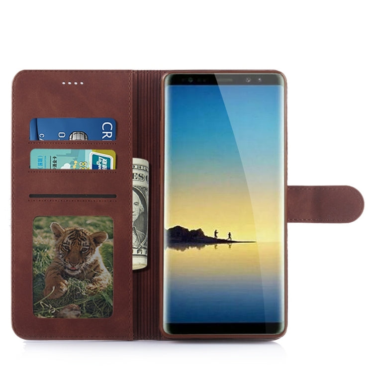 For Galaxy Note 8 Diaobaolee Pure Fresh Texture Horizontal Flip Leather Case, with Holder & Card Slot & Wallet & Photo Frame