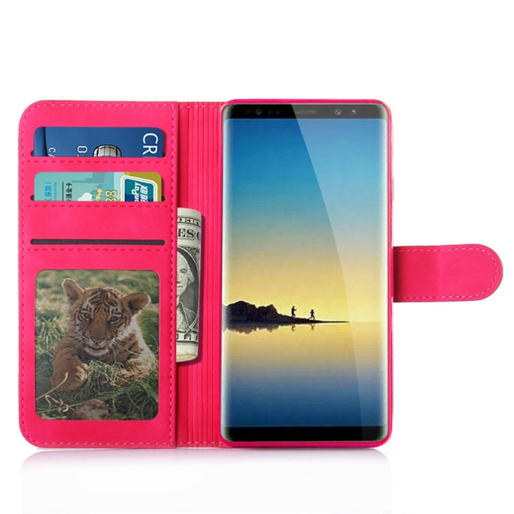 For Galaxy Note 8 Diaobaolee Pure Fresh Texture Horizontal Flip Leather Case, with Holder & Card Slot & Wallet & Photo Frame