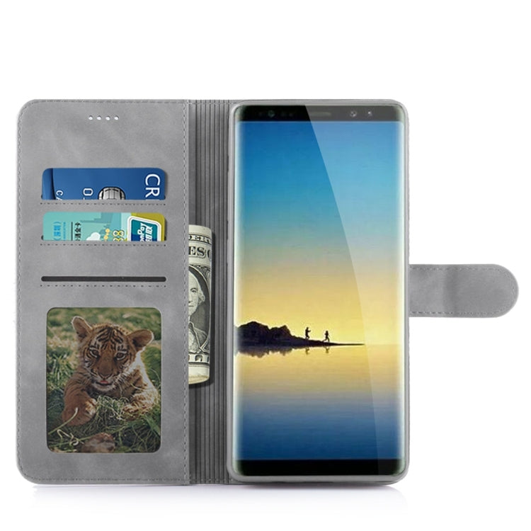 For Galaxy Note 8 Diaobaolee Pure Fresh Texture Horizontal Flip Leather Case, with Holder & Card Slot & Wallet & Photo Frame